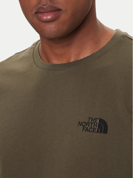 The North Face The North Face T-Shirt Box Nse Edge Of Light NF0A8E3H Πράσινο Regular Fit