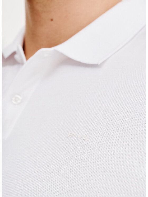 Pako Lorente Pako Lorente Polo P25SF-TX-007 Biały Slim Fit