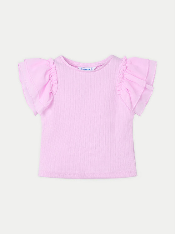 Mayoral T-Shirt 3013 Różowy Regular Fit