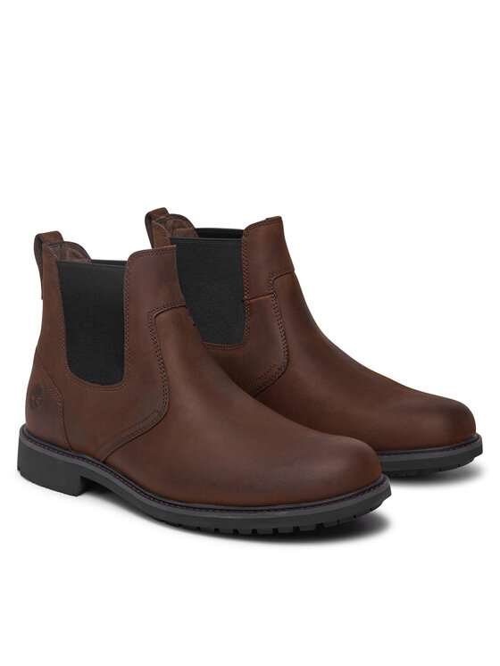 Timberland Timberland Kotníková obuv s elastickým prvkem Stormbucks TB05552R2421 Hnědá