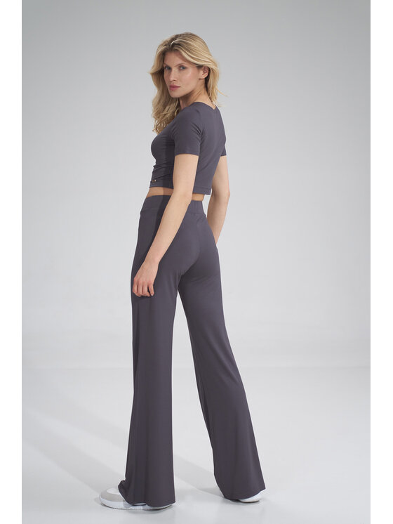 FIGL FIGL Bluzka M748 Szary Regular Fit