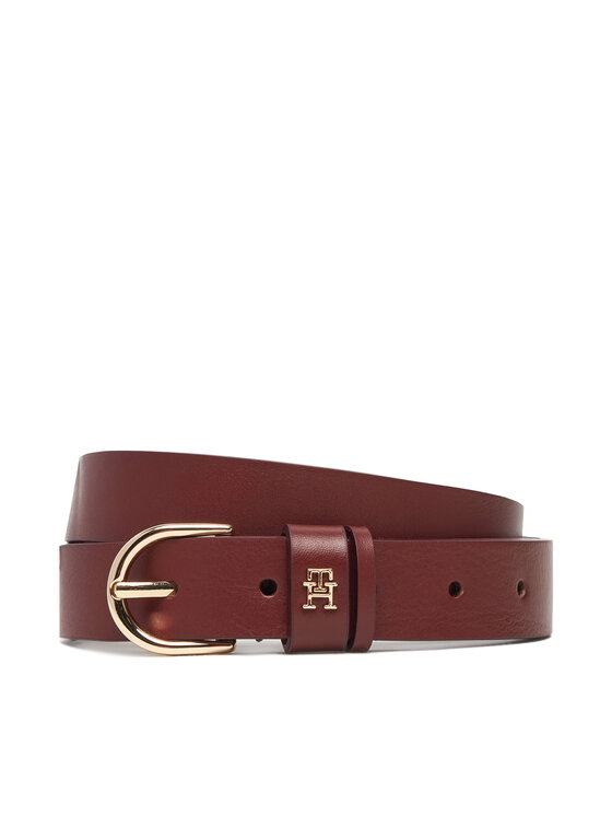Tommy Hilfiger Tommy Hilfiger Ženski remen Essential Effortless 2.5 Go AW0AW16836 Tamnocrvena
