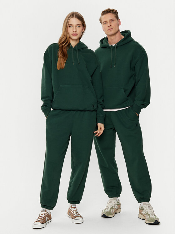 Converse Converse Donji dio trenerke Unisex Gold Standard 10025915-A08 Zelena Loose Fit