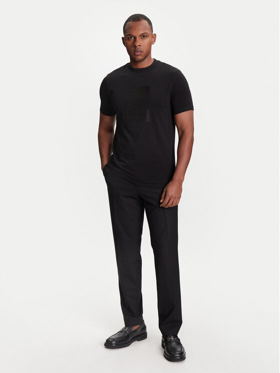 KARL LAGERFELD KARL LAGERFELD Tričko 755038 553235 Čierna Regular Fit