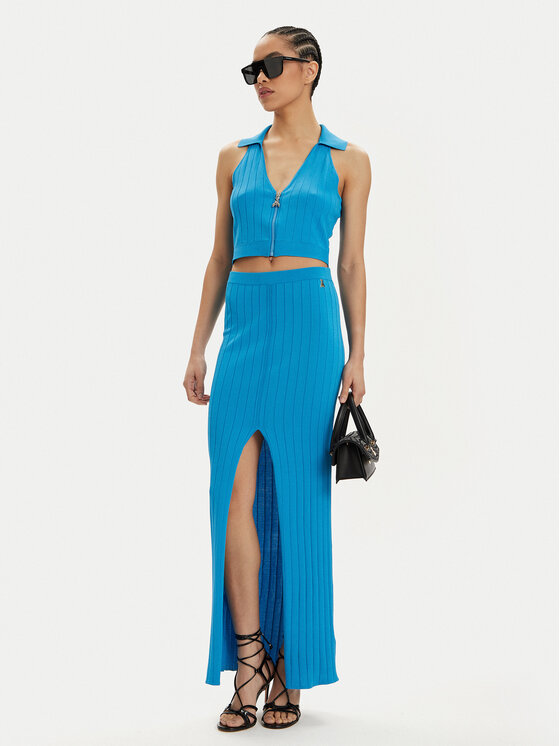 Patrizia Pepe Patrizia Pepe Felső 2K0257/K182-CA04 Kék Slim Fit