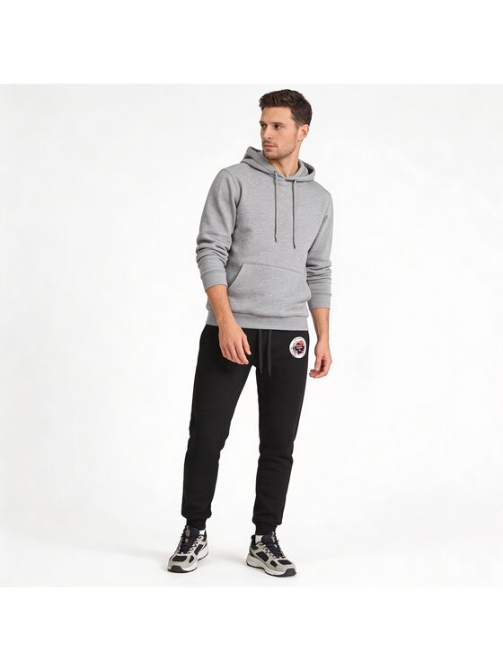 Geographical Norway Geographical Norway Spodnie dresowe SU1204H/GN/Black Czarny Regular Fit