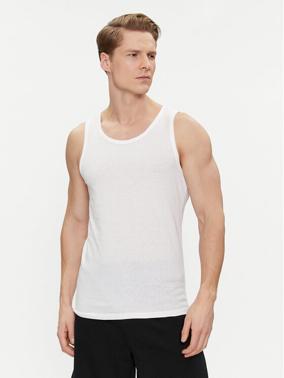 Brave Soul Brave Soul Tank top MV-149GRAYLING Bijela Straight Fit
