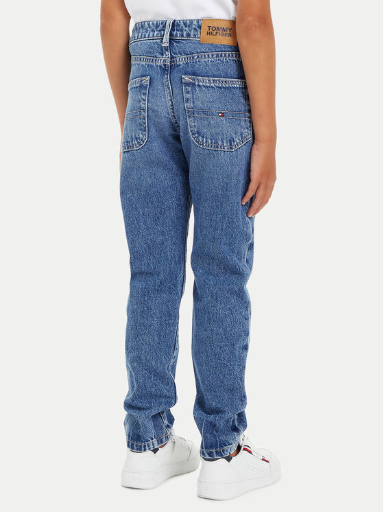 Tommy Hilfiger Tommy Hilfiger Traperice Modern KB0KB08906 Plava Straight Fit