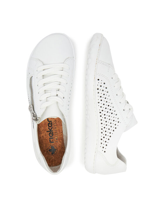 Rieker Rieker Sneakersy 52824-80 Biały