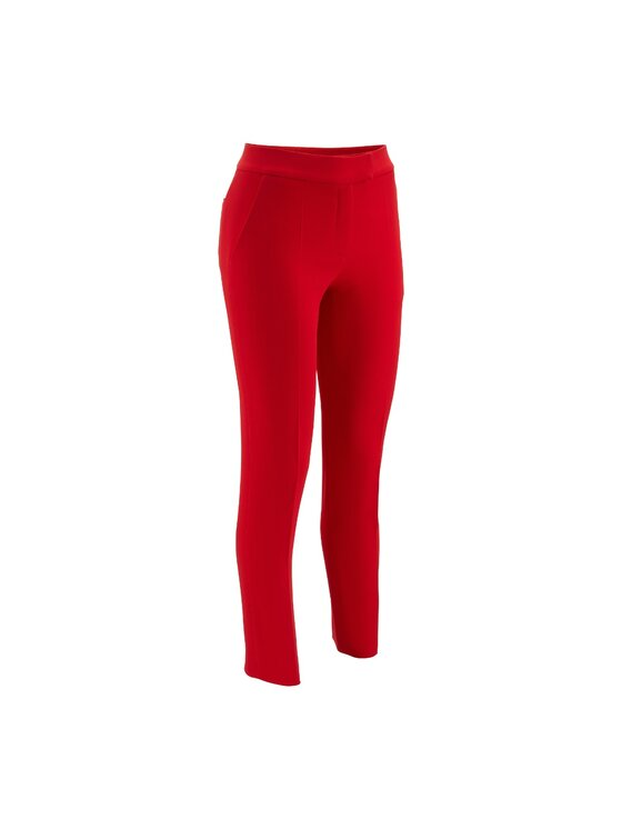 La Mania La Mania Spodnie garniturowe NICY 2 2 Czerwony Classic Fit