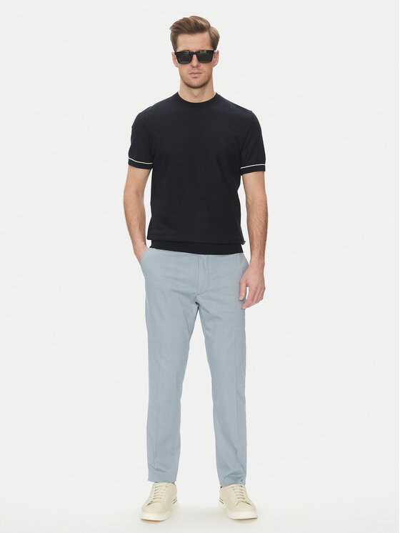 BOSS BOSS Tricou Jianfranco 50537642 Bleumarin Regular Fit
