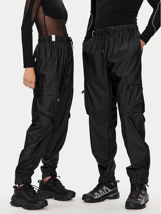 Rains Rains Vízálló nadrág Cargo Rain Pants Regular W3 18850 Fekete Regular Fit