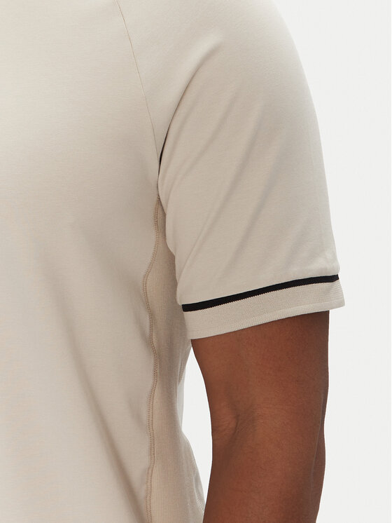 BOSS BOSS T-shirt 50537846 Bež Regular Fit