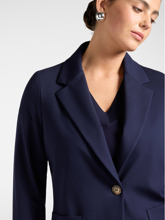 Elena Mirò Elena Mirò Marynarka R053P200152N054 Niebieski Regular Fit