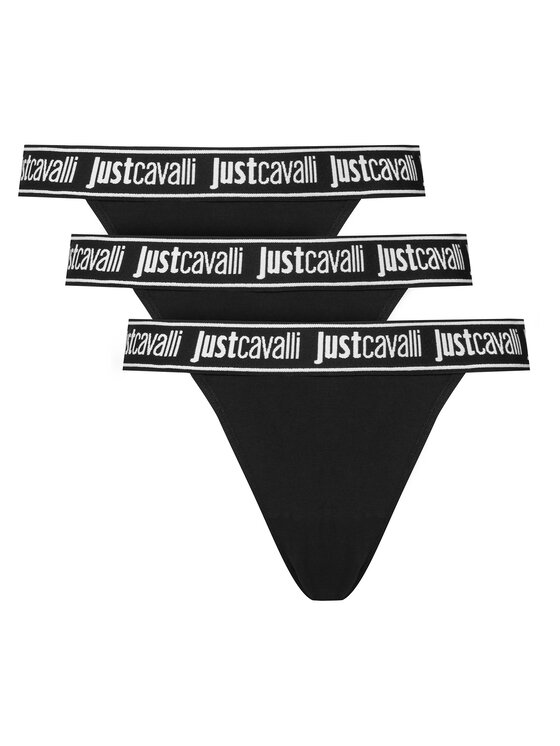 Just Cavalli Just Cavalli Komplet stringów 81PAJU01 CJUT2 Czarny