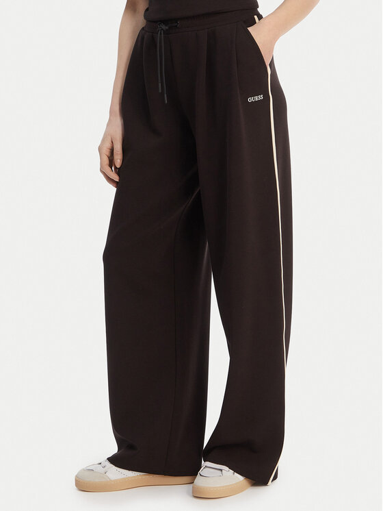 Guess Pantaloni trening V6GB01 K2914 Maro Wide Leg