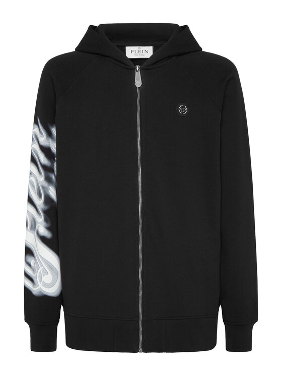 PHILIPP PLEIN PHILIPP PLEIN Bluza 25925 Czarny Athletic Fit