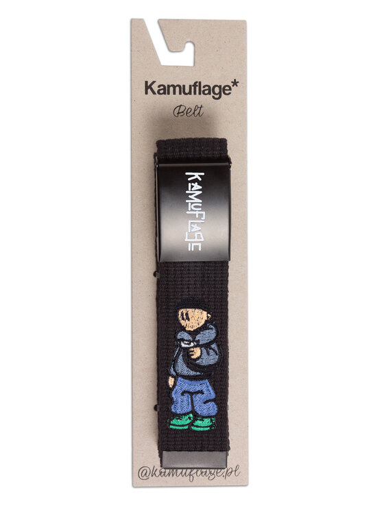 Kamuflage Kamuflage Pasek Męski Slanger Czarny