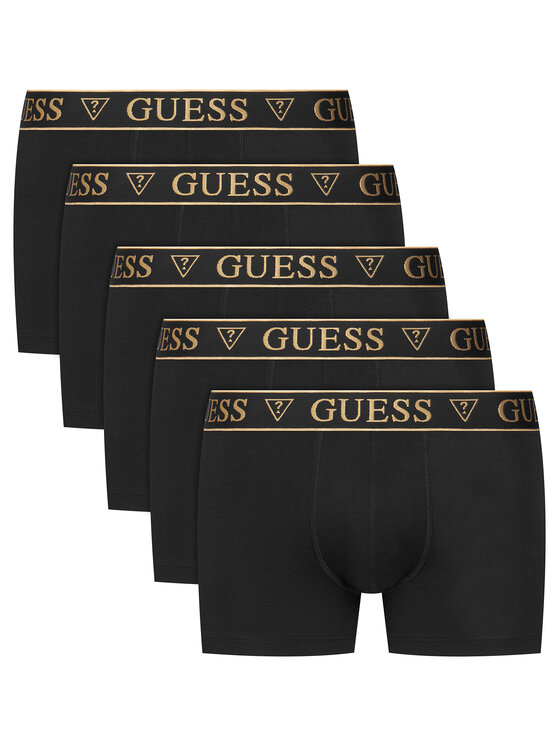 Guess Guess Набір з 5 пар боксерів U5BG64 KCD31 Чорний