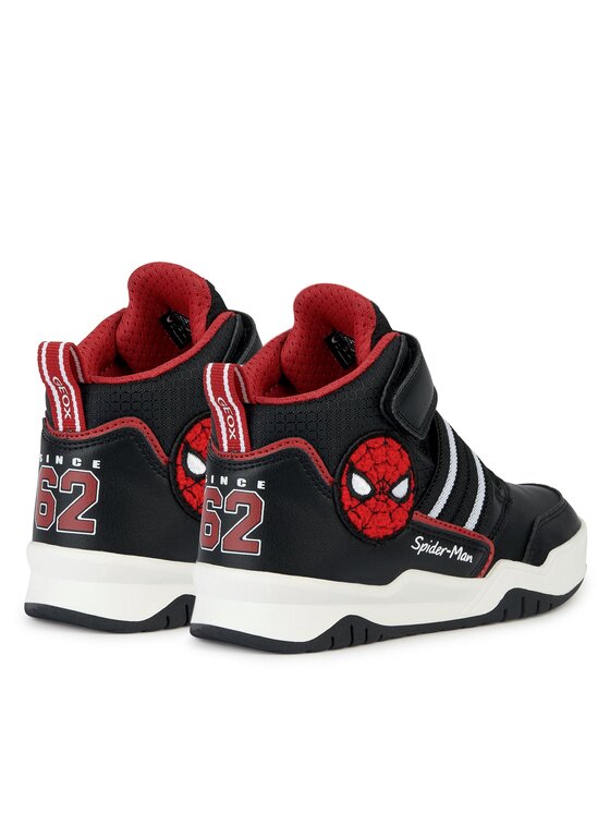 Geox Geox Sneakersy SPIDER-MAN J Perth Boy J367RD 05411 C0048 S Czarny