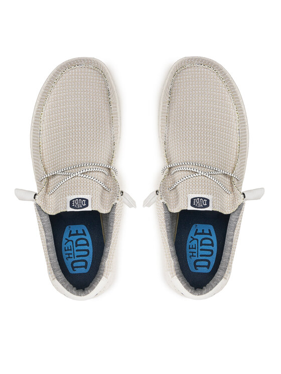 Hey Dude Hey Dude Scarpe basse Wally Sport Mesh 40403-100 Écru