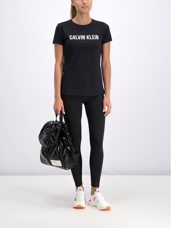 Calvin Klein Performance Leggings 00GWF8L641 Noir Slim Fit Modivo