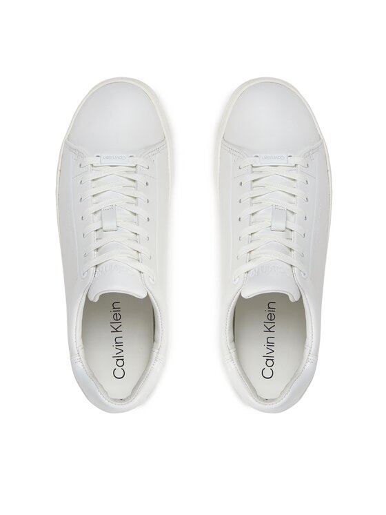 Calvin Klein Calvin Klein Sneakersy Clean Cupsole Lace Up HW0HW01863 Biela