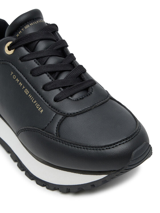 Tommy Hilfiger Tommy Hilfiger Sneakersy Low Cut Lace-Up T3A9-33996-1355X Černá