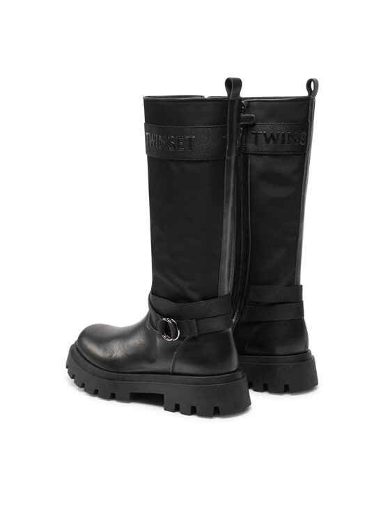 TWINSET TWINSET Ботуши Stivale 242GCJ S Черен