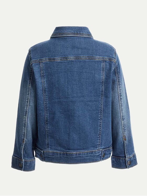 Original Marines Original Marines Jeansjacke DFP2047CM Blau Regular Fit