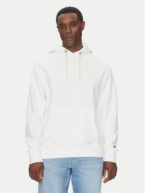 Champion Champion Mikina 220705 Bílá Relaxed Fit