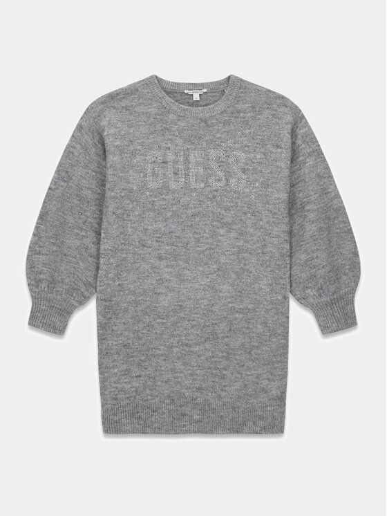 Guess Kids Guess Kids Každodenní šaty 180605 Šedá Classic Fit