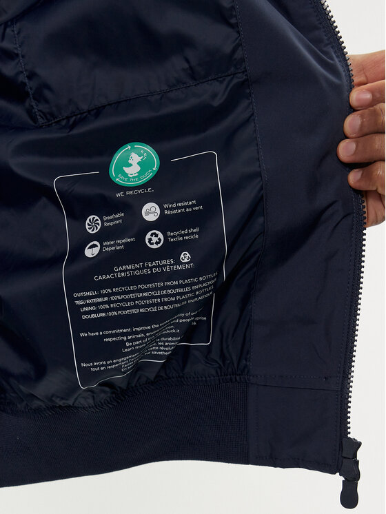 Save The Duck Save The Duck Μπόμπερ μπουφάν D31163U WIND18 Σκούρο μπλε Regular Fit
