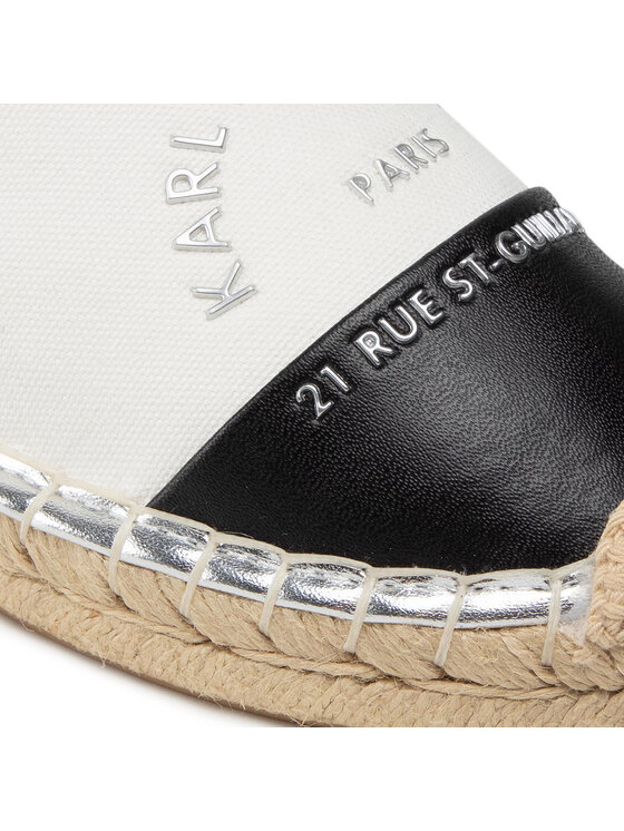 KARL LAGERFELD KARL LAGERFELD Espadrillid KL80108A Valge
