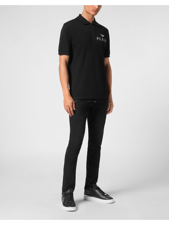 PHILIPP PLEIN PHILIPP PLEIN Polo 9553 Nero Slim Fit