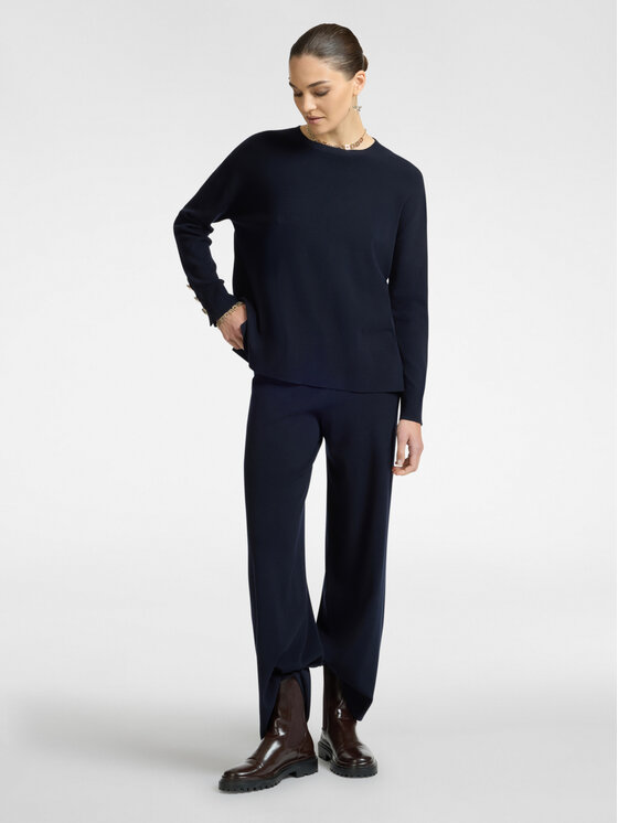 Elena Mirò Elena Mirò Cardigan M419Z000546N034 Blu Boxy Fit