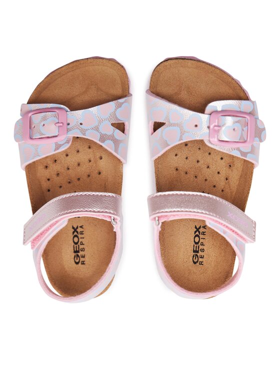 Geox Geox Sandały B Sandal Chalki Girl B922RA 000NF C8868 M Różowy