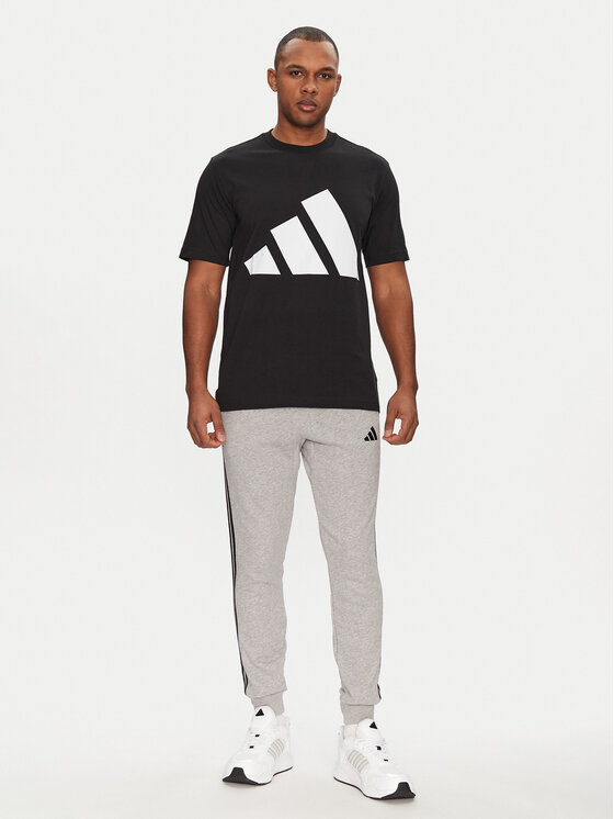 adidas adidas Футболка Essentials Big Logo JE8945 Чорний Regular Fit