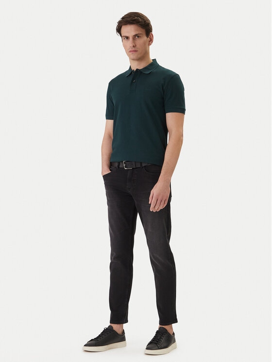 BOSS BOSS Polo marškinėliai Pallas 50553564 Žalia Regular Fit