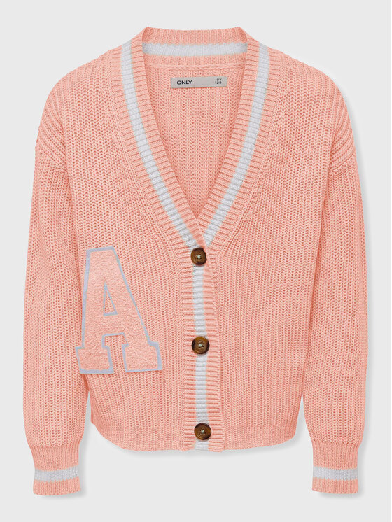 Kids ONLY Kids ONLY Кардиган Coleen 15267487 Розов Relaxed Fit