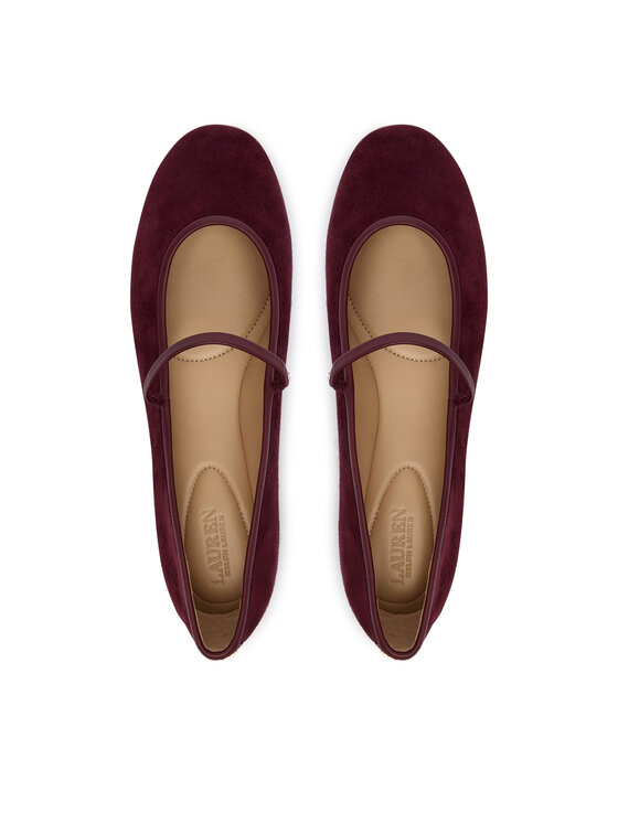 LAUREN RALPH LAUREN LAUREN RALPH LAUREN Balerinke Jayna Mj Fl 802P18425001 Bordo rdeča