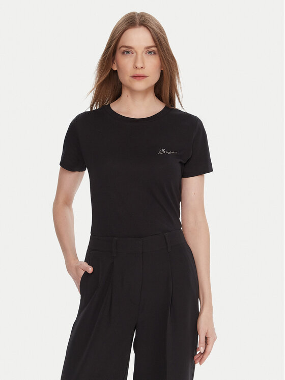 BOSS BOSS Tricou C_Esogo_4 50549184 Negru Regular Fit