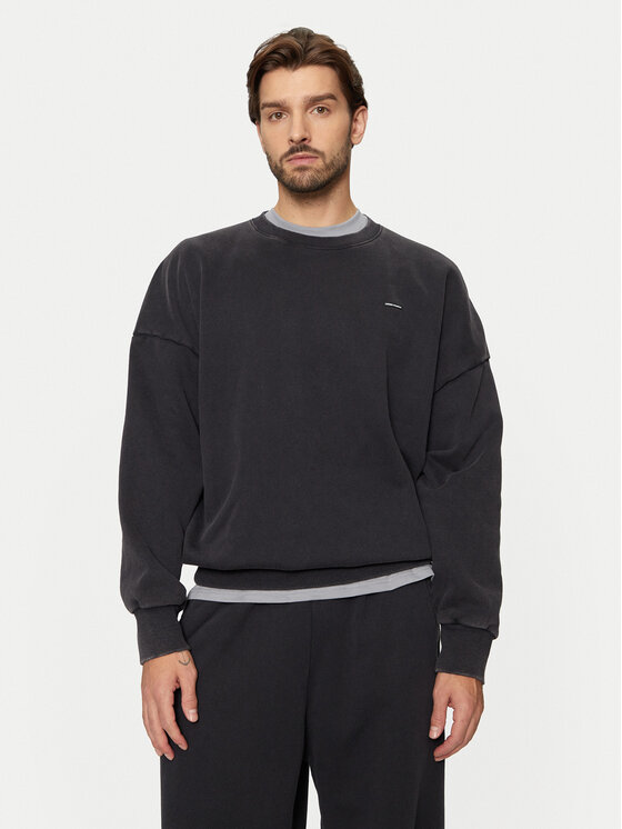 Under Armour Under Armour Μπλούζα UA Icon Heavyweight 1386553 Μαύρο Oversize