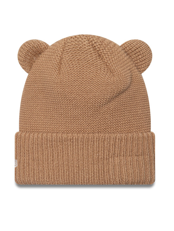 New Era New Era Czapka Teddy Bear Ears Cuff Knit Beanie 60580864 Brązowy