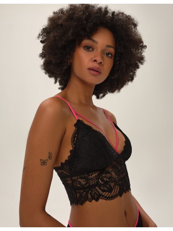 Esotiq Esotiq Podprsenka Bralette 41986 Čierna