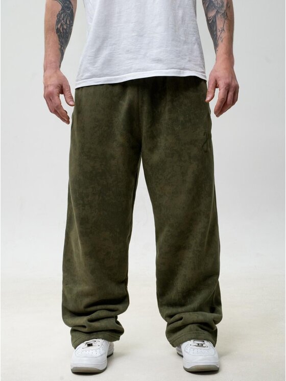 Jigga Wear Jigga Wear Spodnie dresowe 132135 Zielony Baggy Fit
