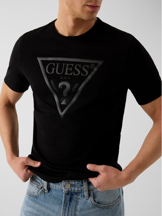 Guess Guess Футболка 182680 Чорний Classic Fit