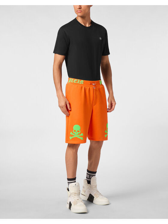PHILIPP PLEIN PHILIPP PLEIN Szorty sportowe 2547 Pomarańczowy Jogger Fit
