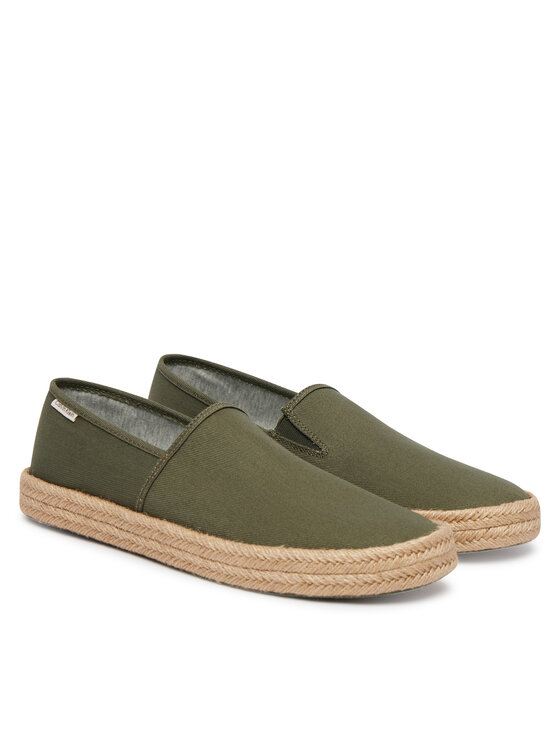 Calvin Klein Calvin Klein Espadryle Ess Espadrille Cv HM0HM02076 Zielony