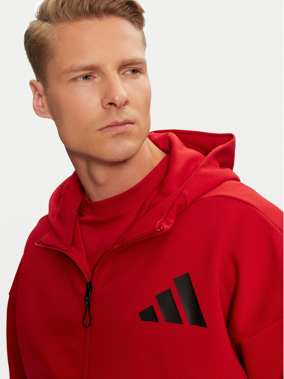 adidas adidas Суитшърт Z.N.E. JF6540 Червен Regular Fit